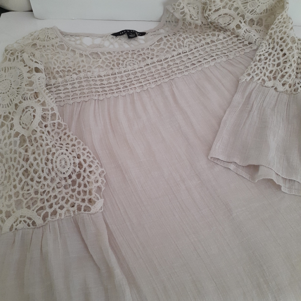 Zac & Rachel Peasant Top
